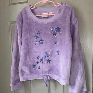 Falls Creek Lavender Fuzzy Sweater